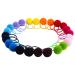 Fishdown 24 Pcs Pom Ball Hair Ties for Girls - Multi-colored Ponytail Holders - Cute and Fluffy Pom Pom Hair Bands for Toddlers - Buy Online on GoSupps.com