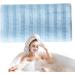 Exfoliant pour le corps deux serviettes en tissu exfoliant pour le corps | Serviette de douche s re et douce pour chambres voyages voyages d'affaires maison Bleu (Blue Stripes) - Buy Online on GoSupps.com