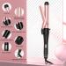 MOCEMTRY Curling Iron Set - 5 Ceramic Barrels, Instant Heat Up, 2 Temp Settings, Heat Protective Glove - Buy Online on GoSupps.com