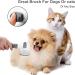Pet Hair Remover Dog Hair Remover Cat Hair Remover Dog Brush Cat Brush Pet Brush Hair Remover Pet Brush for Long and Short Hair Clean Pet Hair from the Brush with One Button (Grey) - Buy Online on GoSupps.com