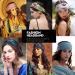 GORTIN Boho Headbands - Pack of 4 Black Leopard Yoga Sweatbands for Women and Girls - Buy Online on GoSupps.com