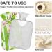 NAANLE 2L Cartoon Cactus Hot Water Bottle - Pain Relief for Menstrual Cramps Hand & Foot Heat Therapy | Transparent Design - Buy Online on GoSupps.com