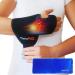 TheraPAQ Wrist Ice Pack Wrap -Reusable Hand Ice Pack, Hot and Cold Gel Compression for Pain Relief from Arthritis, Swelling, Carpal Tunnel, Surgery for Athletes and Elderly -Pregnancy Must Haves Wrist Wrap