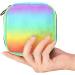 Rainbow Menstruation Pad Bag with Zipper | Women's Napkin & Tampon Storage | Stylish Collectible Bags for Girls - Buy Online on GoSupps.com