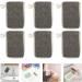 AUTSUPPL 6pcs Black Linen Soap Soap Net Soap Saver Pouches Face Cleaning Net Flax - Buy Online on GoSupps.com