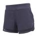 Layer 8 Women's Knit and Woven Quick Dry Two in One Running Yoga Work Out Short with Compression Shorts Underneath Small Dusky Dawn-woven