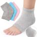 3 pairs of gel socks heel protection heel spur Bandage heels moisturizing socks silicones for dry hard cracks.