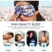 Buy Sleep Mask Light Blocking Red & Blue Stars - Soft Adjustable Eye Cover for Men & Women | Perfect for Sleep Travel & Naps - Buy Online on GoSupps.com