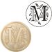 Yoption Retro Letter M Wax Seal Stamp for Wedding Invitations - Brass Head Wooden Handle - Buy Online on GoSupps.com