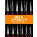 Decinieee XXXL Gel Nail Tips 504 Transparent Extra Long Full Cover Tips in 10 Sizes | Perfect for Nail Studios & DIY Enthusiasts - Buy Online on GoSupps.com