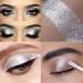 Diamond White Liquid Glitter Eyeshadow - Metallic Icy White with Fine Sparkle, Long-Lasting Formula for Sparkling Eyes - Buy Online on GoSupps.com