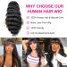20 Inch Body Wave Human Hair Wig with Bangs - A ALIMICE Glueless Brazilian Wig for Black Women - Buy Online on GoSupps.com