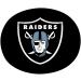 Creative Converting Las Vegas Raiders Oval Platters, 8 Count, 10" x 12"