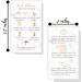 Lash Extension Aftercare Cards 50 Pack | Double Sided 3.5x2 | Marble & Gold Design | After Care Instructions for 2-3 Week Fillers - Buy Online on GoSupps.com