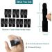 14PCS Finger Buddy Straps Wraps - Non-Slip Loop Splint for Treating Sprained, Jammed, Fractured Fingers - Buddy Tape for Broken Finger Arthritis Pain - Black - Buy Online on GoSupps.com