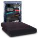 Eroticgel Double Black Waterproof Massage Sheet Safe against Oil & Silicone Hypoallergenic 137 cm x 203 cm + 35 cm