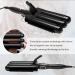 2024 Newest 3 Barrel Curling Iron | Jumbo 1.25" Hair Curler with Adjustable Temperature | Instant Heating Crimping Wand - Black - Buy Online on GoSupps.com