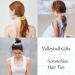 12-Piece Volleyball Sport Hair Scrunchies - Silk Satin Elastic Hair Ties for Players - Multicolor Volleyball Team Gifts - Buy Online on GoSupps.com
