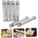 Buy Homsfou 6-Set Moxa Press Holder for Moxa Sticks | Professional Moxibustion Massage Device Stainless Steel & Cardboard Silver - 12.5x2.2cm | International Shipping Available - Buy Online on GoSupps.com