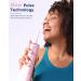 MySmile Water Dental Flosser - Cordless Oral Irrigator with 5 Cleaning Modes | IPX7 Waterproof, USB Rechargeable | 4 Replaceable Jet Tips | Teeth Cleaning Tool with PU Bag [Pink] - Buy Online on GoSupps.com