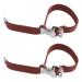 Adjustable Leg Band Straps for Outdoor Activities Nylon Aluminum Alloy 50cm 44cm Lightweight Set of 2
