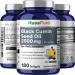 Premium Black Seed Oil 2000mg - 180 Softgel Capsules | Cold-Pressed Nigella Sativa with Vitamin E | Non-GMO & Gluten-Free - Buy Online on GoSupps.com