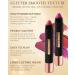 Metallic Diamond Glitter Matte Lipstick Crayon | Long Lasting Non-Stick Red Lip Gloss & Waterproof Eyeshadow 11 - Buy Online on GoSupps.com