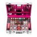 Hengshitong make-up set multifunction make-up gift set eyeshadow-lip-lip-lip-lip glass cosmetics set suitcase with handle multicolored