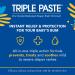 Triple Paste Diaper Rash Cream Bundle - 8 oz Tub & 3 oz Tube - Zinc Oxide Ointment for Baby's Sensitive Skin - Buy Online on GoSupps.com