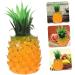 HOMSFOU Simulated Pineapple Ornaments Fake Fruit Model Succulent Decor Fake Fruit Decoration Pineapple Plant Light House Decorations for Home Fruit Shooting Prop Food Fake Apple Resin Orange 23X11X11CM - Buy Online on GoSupps.com