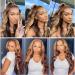 32 Ombre 4/27 Brown Blonde Highlight Lace Front Wig 180% Density - Body Wave 13x4 HD Lace Transparent Wig for Black Women - Buy Online on GoSupps.com
