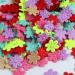 100pcs Guafeih Felt Cloth Five-Petal Artificial Flowers - Wedding Home Decor DIY Scrapbooking Wreath Lore - Mixed Colors - Buy Online on GoSupps.com
