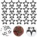 EXCEART 100 Pcs Five Claw Nail Leather Rivets Star Rivets for Leather Diy Cloth Material Degreasing Jacket Blackx2pcs 1.2X1.2CMx2pcs - Buy Online on GoSupps.com