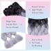 Tess Braids Extensions 60 cm - Jumbo KanCalon Ombre Hair Braids #28 Gray/Raven Black | 100g Bundle for Box Braids - Buy Online on GoSupps.com
