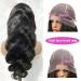 Wavymy 13x6 Body Wave Lace Front Wig 22 Inch - 180% Density HD Brazilian Virgin Human Hair, Pre Plucked with Baby Hair - Natural Color, for Black Women - Buy Online on GoSupps.com