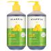 Alaffia Babies and Kids Shampoo and Body Wash, Gentle and Calming Support for Soft Hair and Skin with Yarrow and Chamomile, Coconut Chamomile, 2 Pack - 16 Fl Oz Ea 16 Fl Oz (Pack of 2)