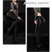 Women's Black Metallic Wet Look Footed Leggings - Shimmer Dance Tights - XL - Buy Online on GoSupps.com