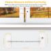 2x Adjustable Cabinet Lock without Drilling - Keyed Refrigerator Sliding Door & Window Locks | Child & Pet Safety - White - Buy Online on GoSupps.com