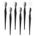 VOCOSTE 6 Pack Eyebrow Razors for Women with Small Eyebrow Comb Black