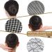 Shop Stylish Hair Network Bun - Mesh Hair Nets with Elastic Edge Reusable Includes 20 Golden Hairpins - Perfect Invisible Bun for Women (3 Pieces) - Buy Online on GoSupps.com
