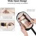 Narwey Large Makeup Bag - Black Travel Toiletry Cosmetic Organizer for Women - Buy Online on GoSupps.com