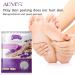 Aliver Natural Lavender Exfoliating Foot Peel Mask - 3 Pairs of Repair Socks for Dry Cracked Heels | Soothing Foot Care - Buy Online on GoSupps.com