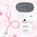 SCIAN Dual Head Stethoscope - Pearlescent Pink for Nurses & Adults | Classic Stainless Steel Medical Kit with Free Accessories & Case - Buy Online on GoSupps.com