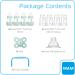 MAM Easy Start Self Sterilising Anti Colic Newborn Bottle Set & Soother - Blue | Newborn Essentials Set - Buy Online on GoSupps.com