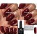 Bluesky Decadence Burgundy Dark Red Burlesque Vixen 80525 Nail Gel Polish UV LED Soak Off 10ml