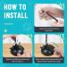 ROSAUI Cat Toy Set - Interactive Self-Entertainment for Cats - Bird Suction Cup Wand with 4 Wands and 6 Refills - Dual Ports Base Included - Buy Online on GoSupps.com