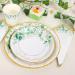 yuoseg Green Paper Plates Set for 24 People Decoration Set Sage Green Paper Plates and Napkins Cups Set for Birthday Supplies Wedding - Buy Online on GoSupps.com