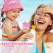Sun Protection Brush For Sun Protection Brush Applicator Sunscreen Applicator with Lid Precise Control Soft Fiber Bristles Portable Cosmetic Brushes in Pink - Buy Online on GoSupps.com