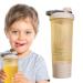 Protein Shaker Cup 600ML Spill-Proof Pre Workout Shaker Cup for Protein Powder | Pre Workout Shaking Bottles for Training Yoga Exercise Hiking Sports Welts Yellow