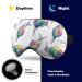 Rainbow Crystal Snails Sleep Mask - Adjustable Eye Cover for Sleeping and Travel - Buy Online on GoSupps.com